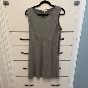 Mystree Charcoal Sleeveless Midi Dress